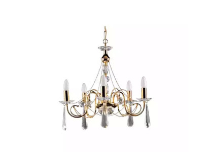 Kristall Deckenleuchter Hängeluster Zierlampe Luxus Kristalldeckenleuchte