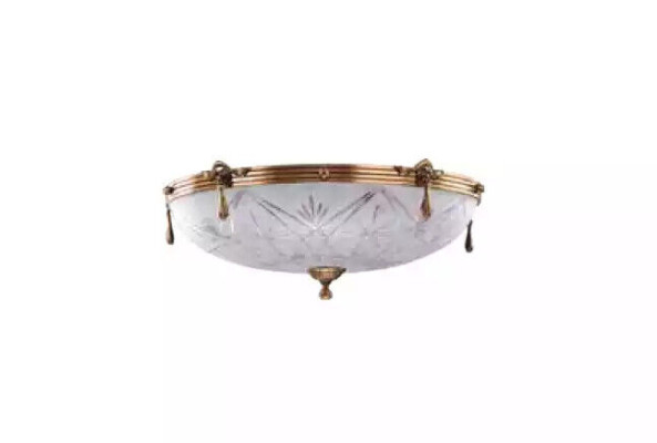 Lüster Deckenlampe Deckenleuchter Grau Lampe Kronleuchter Glas Gold