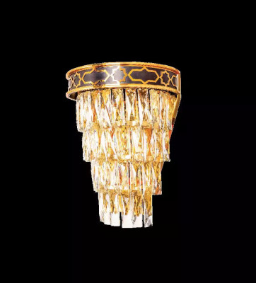 Wandleuchten Wandleuchte Wandlampe Lüster Wand Lampen Kristall Gold