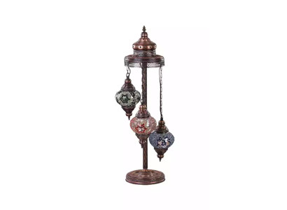 Tischlampe Tischleuchte Lampe Leuchten Luxus Mehrfarbig Lampen Glas