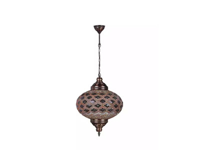 Deckenlampe Deckenleuchter Lüster Kronleuchter Lampen Glas Braun Neu
