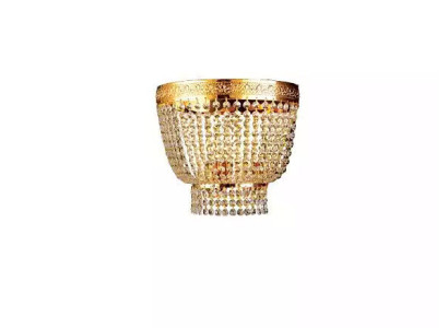 Modern Deckenleuchte Messing Lampen Lampe Gold Kristall