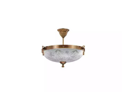 Deckenlampe Lüster Deckenleuchter Lampe Kronleuchter Glas Gold Grau