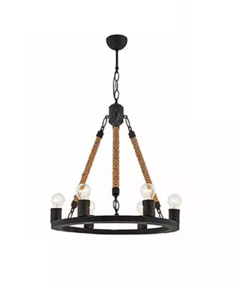 Lüster Deckenleuchter Kronleuchter Deckenlampe Lampen Schwarz Modern