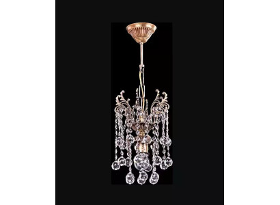 Deckenleuchter Luxus Kronleuchter Deckenlampe Lüster Gold Kristall