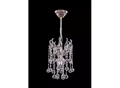 Deckenleuchter Luxus Kronleuchter Deckenlampe Lüster Silber Kristall
