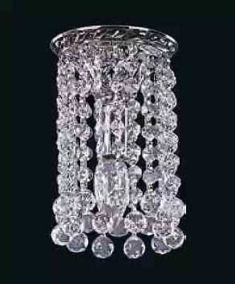 Kronleuchter Deckenleuchter Silber Deckenlampe Lüster Kristall Lampe