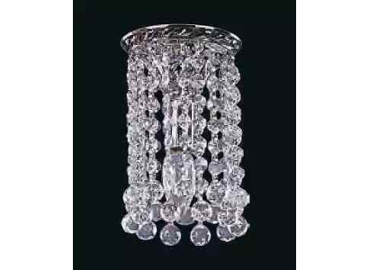 Kronleuchter Deckenleuchter Silber Deckenlampe Lüster Kristall Lampe