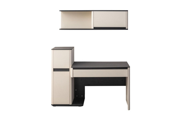 Weißer Moderner Schreibtisch Designer Kinder Computertisch Wandschrank