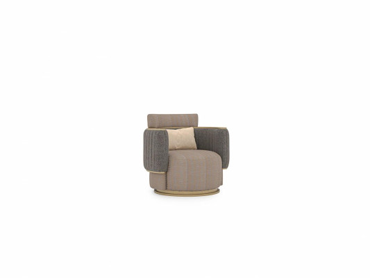 Wohnzimmer Einrichtung Grau Sessel Polster Textil Modern Polstermöbel Neu