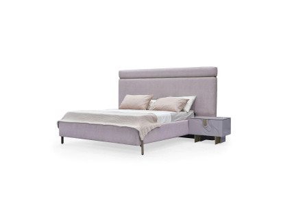 Doppelbett Komplette Schlafzimmermöbel Bett Rosa Luxus Set 3tlg Holz