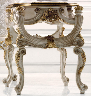 Couchtisch Tisch Beistelltisch Wohnzimmertisch Holz Royal Beistell Barock Tische