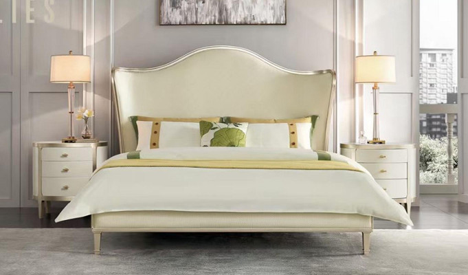 Doppelbetten Bett Weiß Bett Modern Bettgestell Betten Bettrahmen