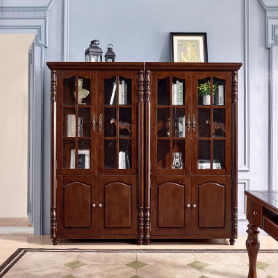 Bücherregal Vitrine Vitrinenschrank Regal Holz Schrank Bücherschrank