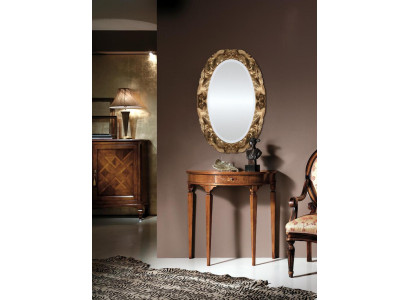 Konsolen Tisch Kommode mit Spiegel Luxus Möbel Set Konsole 2tlg. Made in Italy