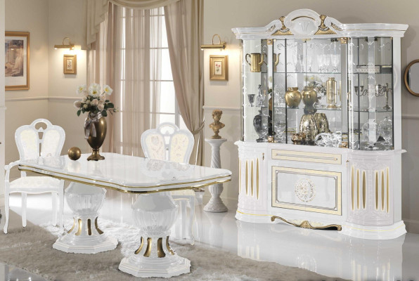 Klassischer Esszimmer Tisch Holz Tische Hochglanz Italienische Esszimmer Möbel