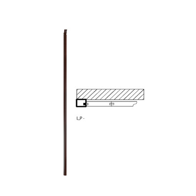 Monaco MO Element für Eck Schrank System Schrank Edler Holz