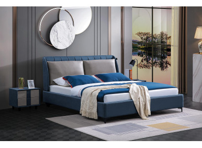 Luxus Holz Bett Ehe Doppelbett Betten Design Polster Schlafzimmer 180x200 Neu