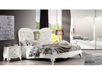 Schlafzimmer Bett Nachttisch Betten Holz Design Bettrahmen Garnitur Neu Set 3tlg