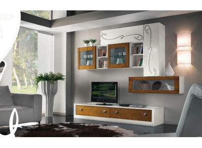 TV Wand Wohnwand Anbauwand Wohnzimmer Möbel luxus rtv Wohnwände Schrank Regal