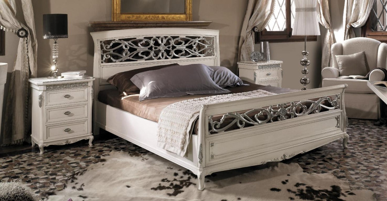 Bett Schlafzimmer Möbel Doppelbett Design Betten Massivholz Vaccari cav giovanni