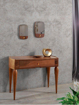 Sideboard Konsolentisch Holz Seitentische Wandtisch Konsole Möbel Konsolen Braun