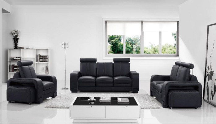 Sofagarnitur 3+1+1 Sitzer Set Design Sofa Polster Couchen Couch Moderne