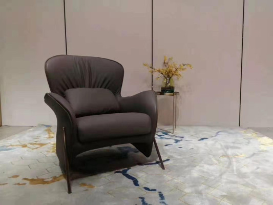 Sessel Club Lounge Designer Stuhl Polster Sofa 1 Sitzer Relax