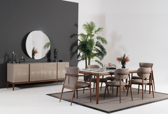 Modern Tisch Wohnzimmertisch Couchtisch Kaffeetisch Designer braun