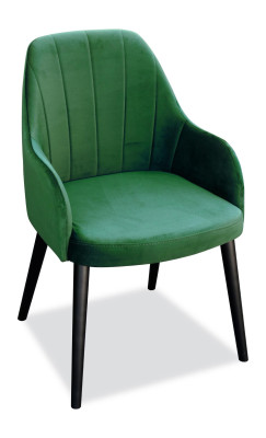 Esszimmer Stühle Stoff Set 8x Sessel Stuhl Designer Holz Textil Polster Stühle