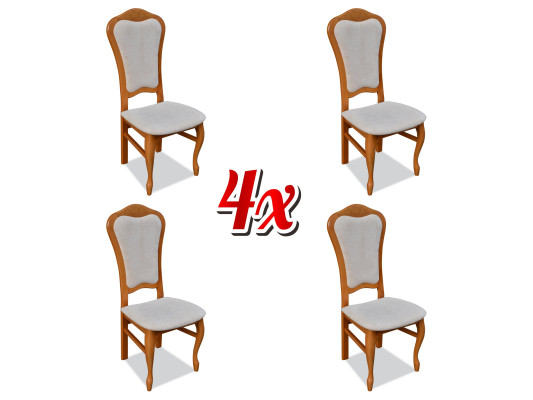 Stuhl Polster Design Lounge Küche Sitz Lehn Garnitur Sessel Neu 4x Stühle Neu