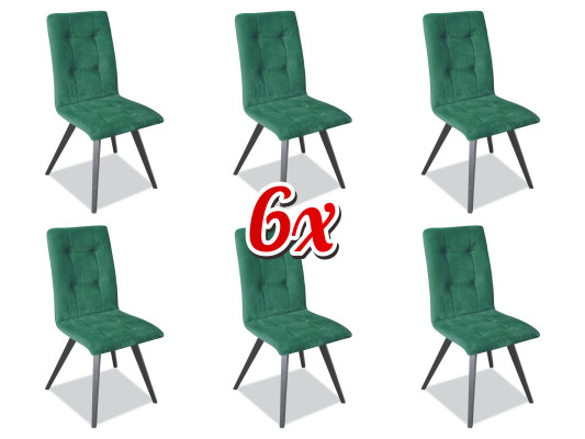 Gruppe Sessel Italienische Luxus Möbel Garnitur Esszimmer Stuhl Set 6x Stühle