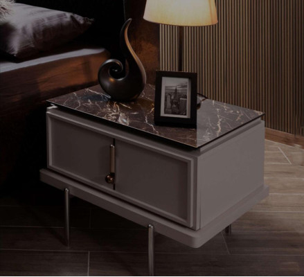 Designer Betten Luxus Bett 2x Nachttische 3tlg. Schlafzimmer Neuer Set