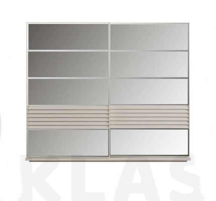 Designer Grauer Kleiderschrank Holzschrank Schlafzimmer Luxus Schränke
