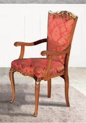 Lehnstühle Klassische Stühle Esszimmer Italienische Möbel Holz Luxus Stuhl Neu