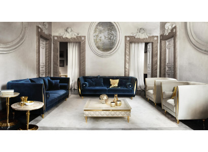 Sofagarnitur Sofa Couch 3 Sitzer (ohne 2+1) Designer Möbel Classisch