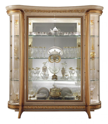 Vitrine Schrank Vitrinen Wohnzimmer Schränke Schau Design Italienische Möbel Neu