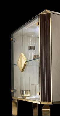Schrank Bar Barschrank Vitrine Wohnzimmer Designer Regal Möbel arredoclassic