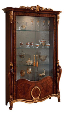 Luxus Vitrine Möbel Wohnzimmer Schrank Glas Vitrinen Designer Schränke Kommode