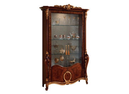 Luxus Vitrine Möbel Wohnzimmer Schrank Glas Vitrinen Designer Schränke Kommode