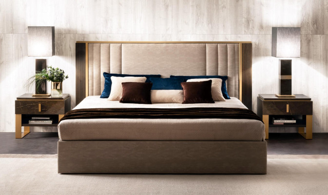 Bett 2x Nachttisch Design Schlafzimmer 3tlg. Klassischer Luxus Betten Set Möbel