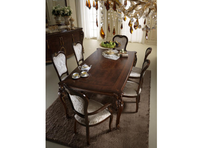 Klassische 1 Stuhl Designer Italienische Esszimmer Möbel Holz Barock
