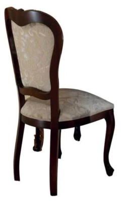 Designer Stuhl Luxus Lehnstuhl Polster Stühle 1x Sessel Wohn Ess Zimmer Textil