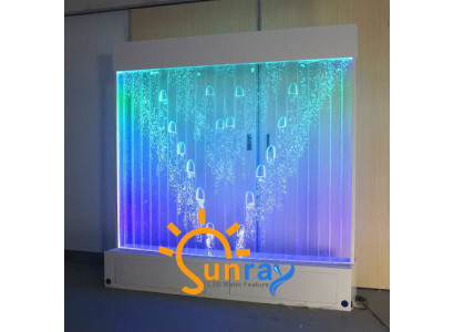 Wände LED Moderne Trennwand Wasser Wasserwand Beleuchtete Wand