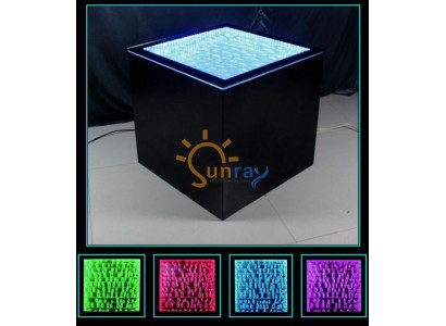 Led Quadrat Beistelltisch Kaffeetisch Wohnzimmer Möbel Wasser Säule