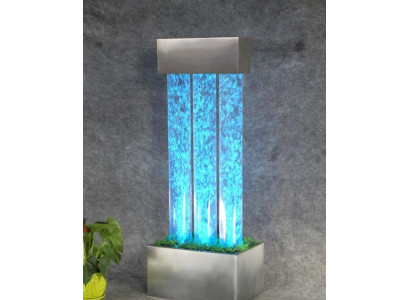 Wassersäule Wasserwand Brunnen Led Beleuchtung Wasserspiel Wassersäule Säulen