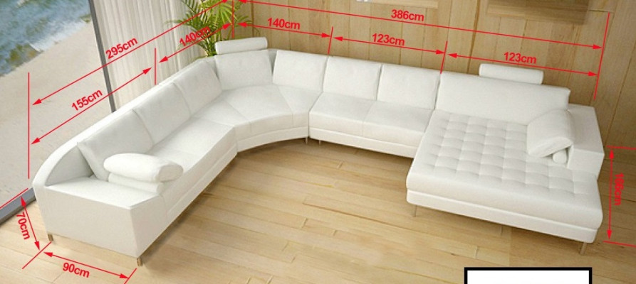 Ledersofa Couch Wohnlandschaft Ecksofa Eck Garnitur Design Modern Sofa Neu