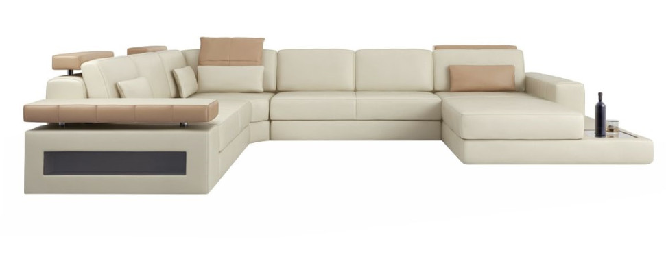 U Form Ecksofa Couch Polster Big xxl Sofas Couchen Sofa Wohnlandschaft Neu