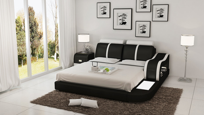 Hervorragendes multifunktionales Designer-Doppelbett für Schlafzimmer