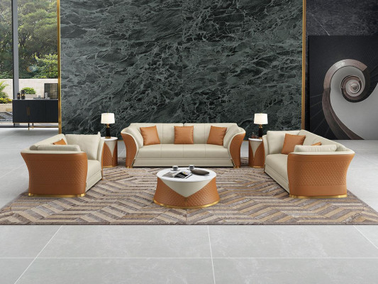 Exklusive Designer Möbel 32 Sitzer Wohnlandschaft Couch Polster Garnitur 2tlg.